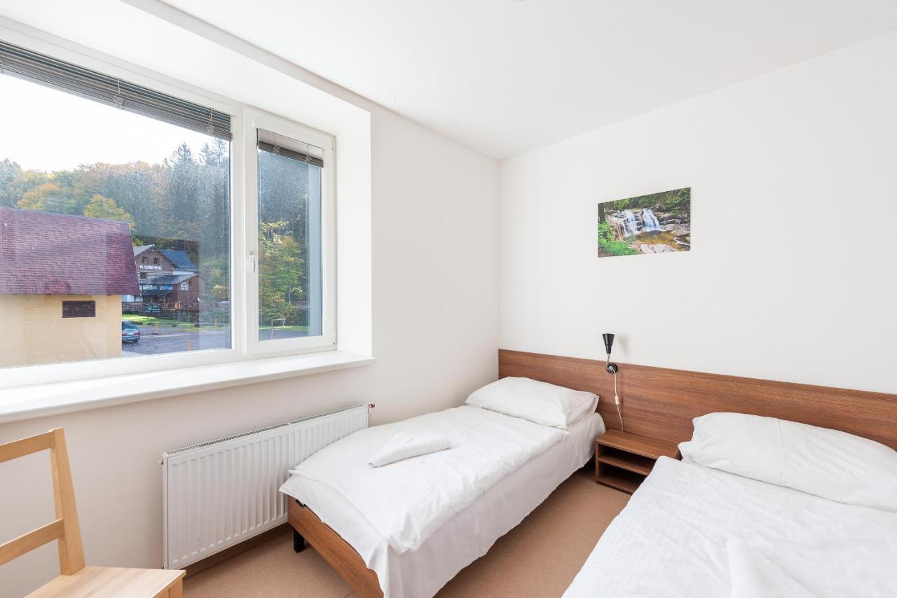 Apartmany Rokytka Snowhouse โรกีนีซ นัด ยีเซอโร ภายนอก รูปภาพ