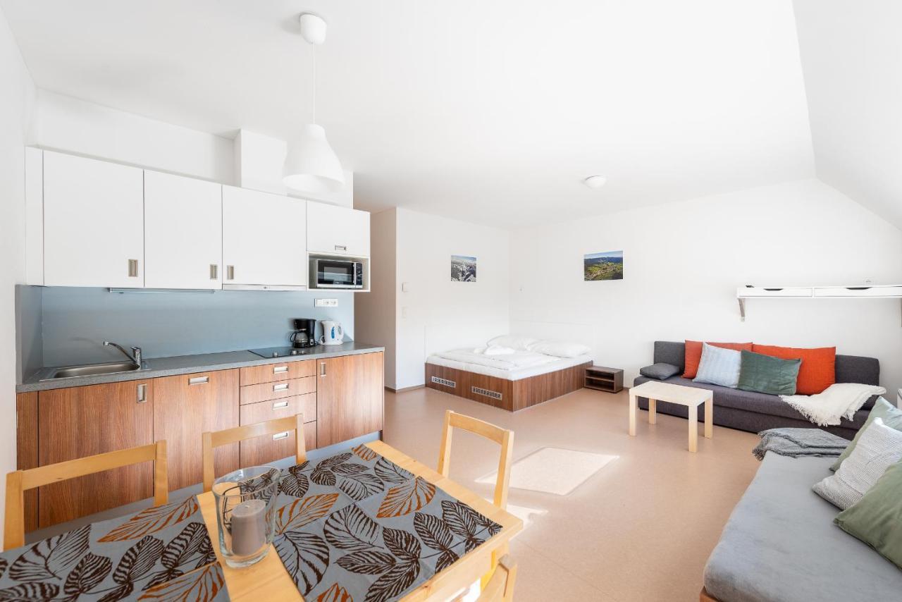 Apartmany Rokytka Snowhouse โรกีนีซ นัด ยีเซอโร ภายนอก รูปภาพ
