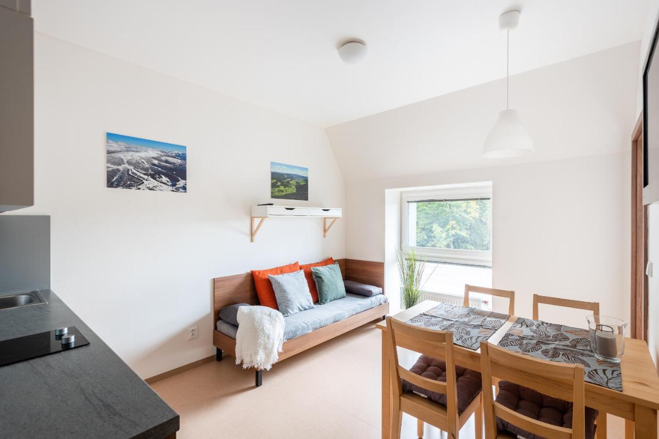 Apartmany Rokytka Snowhouse โรกีนีซ นัด ยีเซอโร ภายนอก รูปภาพ