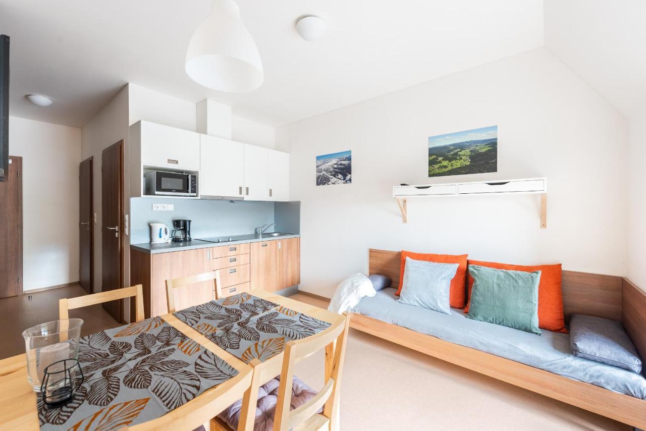 Apartmany Rokytka Snowhouse โรกีนีซ นัด ยีเซอโร ภายนอก รูปภาพ